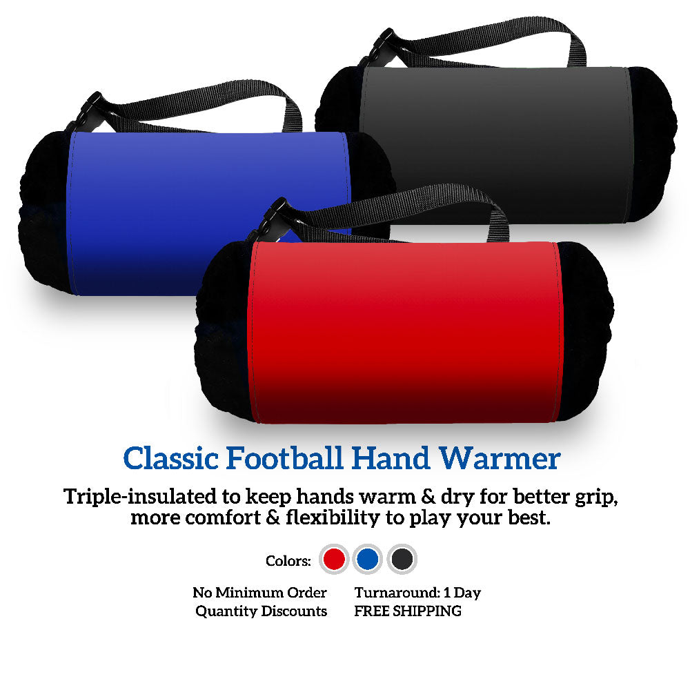 Custom Premium Football Hand Warmer – Sportwaves Unlimited